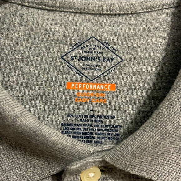 Men’s St. John’s Bay Performance Polos Bundle Size Large - Picture 11 of 11